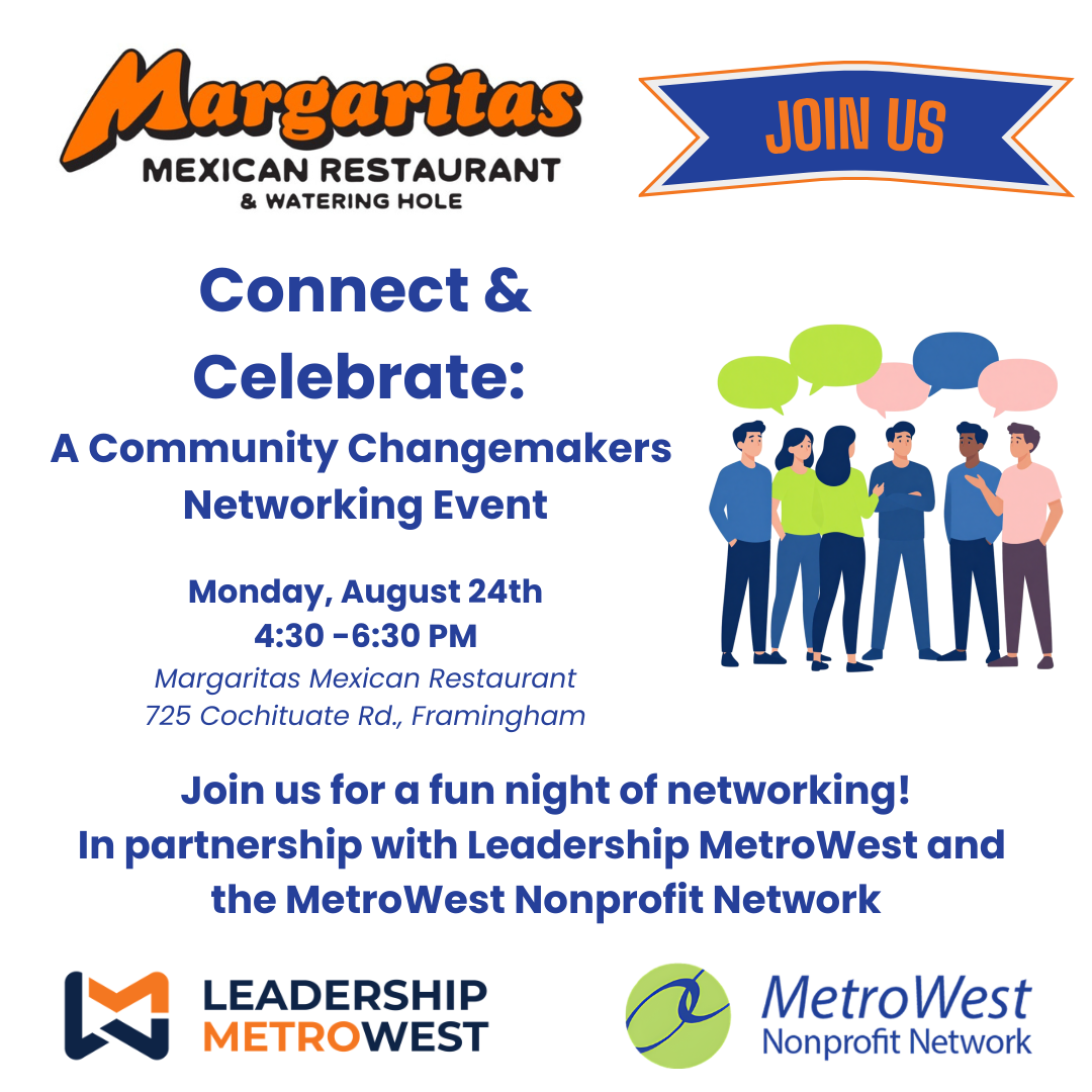 Aug 24 ChamgeMakers Networking evening @ Margarita's Framingham